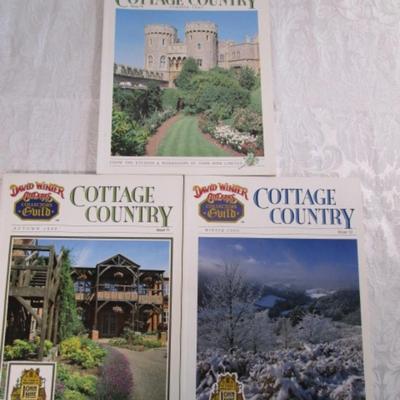 3 David Winter Collectors Guild Magazines 1989