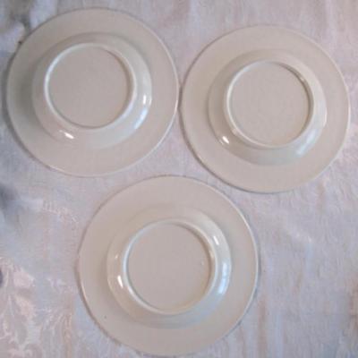 3 Melmac seascape plates