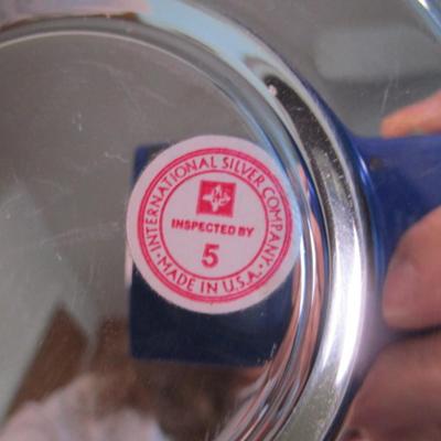 Silver-plated sauce dish & plate, silver-plated bucket