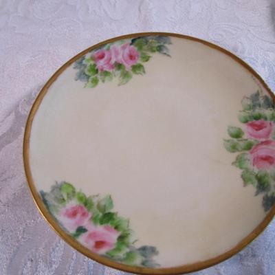 4 Foreign hand-painted plates