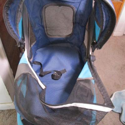 Pet Gear pet stroller with zippered mesh enclosure