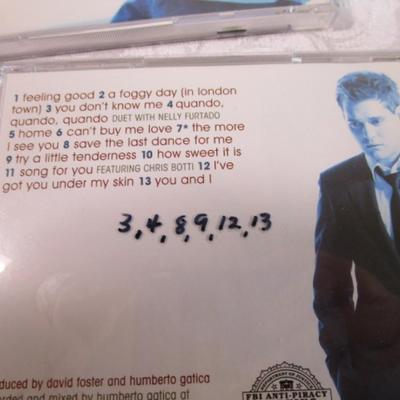 2 Michael Buble, 1 Susan Boyle, 1 David Osmond CDs