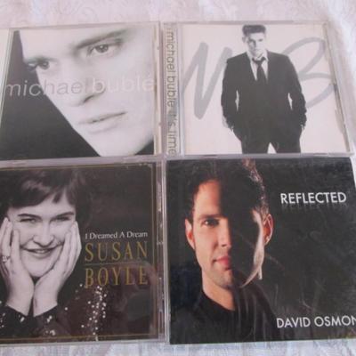 2 Michael Buble, 1 Susan Boyle, 1 David Osmond CDs