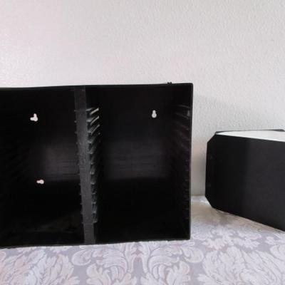 CD storage box & sleeve book with 8 2-sided sleeves