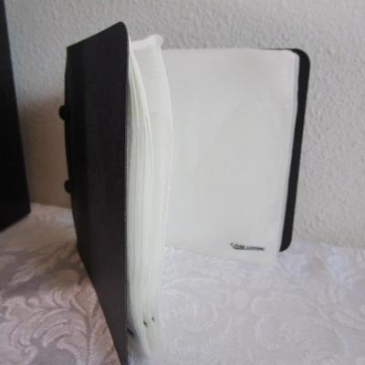 CD storage box & sleeve book with 8 2-sided sleeves