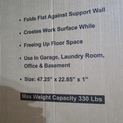 New in box, Wall-mounted folding workbench