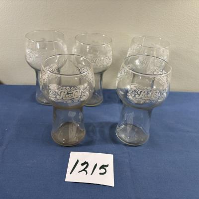 Vintage Pepsi Cola Glasses