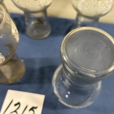 Vintage Pepsi Cola Glasses
