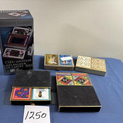 Cards and shuffler