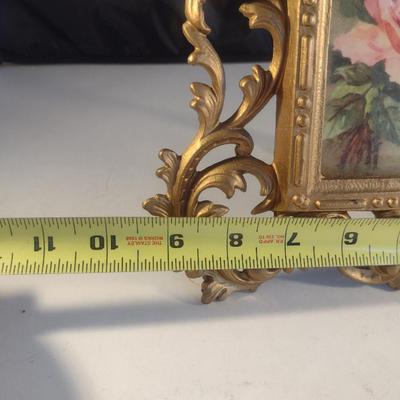 Vintage Ornate Metal Picture Frame