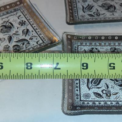 Vintage Mid-Century Georges Briard Serving Tray and Plate Set
