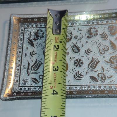 Vintage Mid-Century Georges Briard Serving Tray and Plate Set