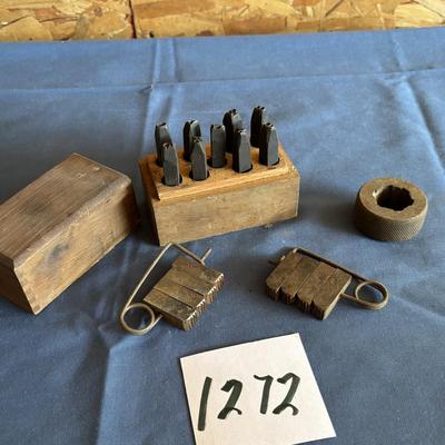Vintage Number Stamps