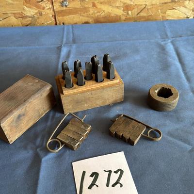 Vintage Number Stamps