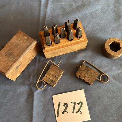 Vintage Number Stamps