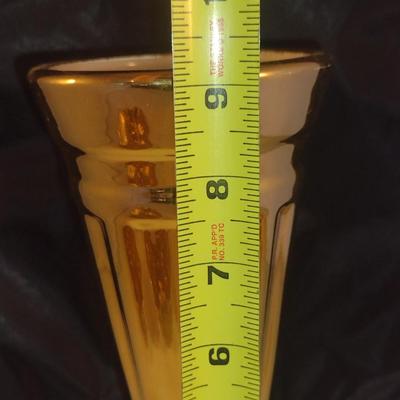 Collection of Gilded Home Decor- Haeger and Weeping Bright Gold