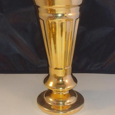 Collection of Gilded Home Decor- Haeger and Weeping Bright Gold