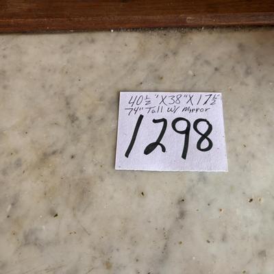 Vintage Marble Top Dresser