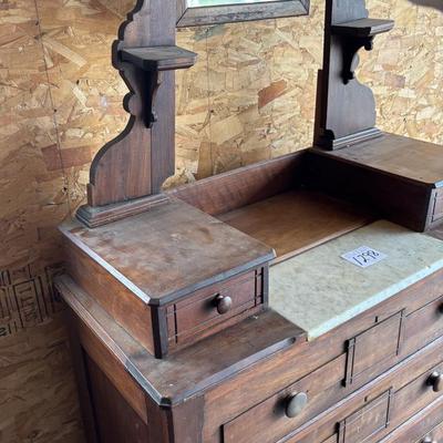 Vintage Marble Top Dresser