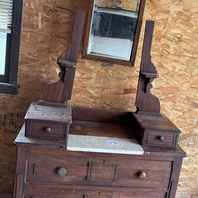Vintage Marble Top Dresser