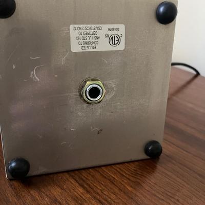 MCM Style Cabinet & Metal Table Lamp (PB-MG)