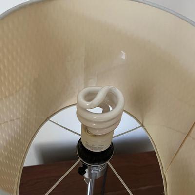 MCM Style Cabinet & Metal Table Lamp (PB-MG)