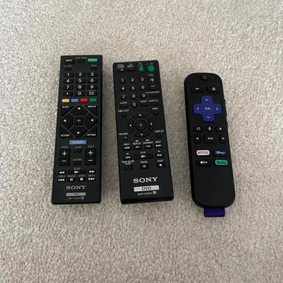 32” Sony TV, Sony DVD Player & Roku Stick (PB-MG)