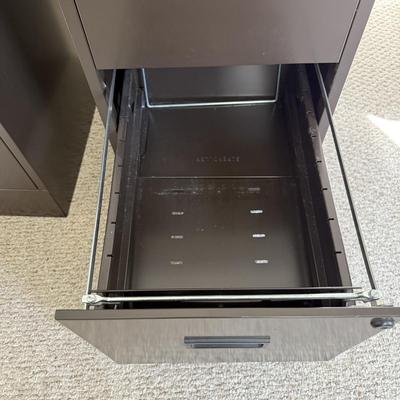 Two Metal File Cabinets (O-BM)
