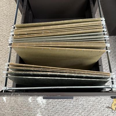 Two Metal File Cabinets (O-BM)
