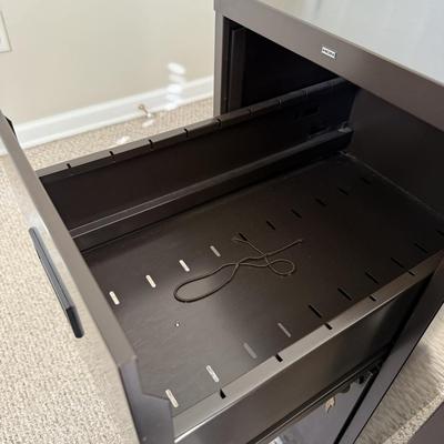 Two Metal File Cabinets (O-BM)