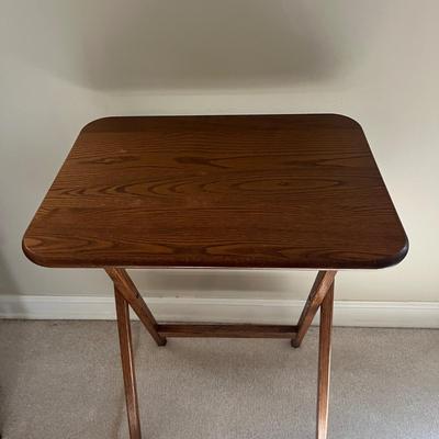 Solid Wood TV Trays with Stand (PB-MG)