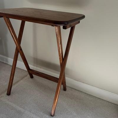 Solid Wood TV Trays with Stand (PB-MG)