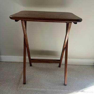 Solid Wood TV Trays with Stand (PB-MG)