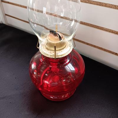 RED KEROSENE LAMP