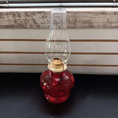 RED KEROSENE LAMP