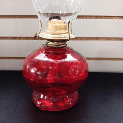 RED KEROSENE LAMP