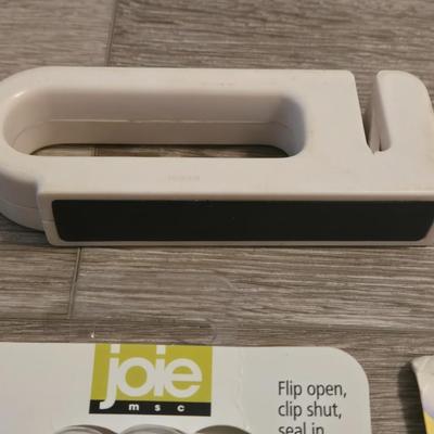 New Bag Clips, a Magnetic Knife Sharpener, and Wall Hanger for Broom