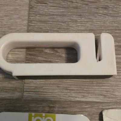 New Bag Clips, a Magnetic Knife Sharpener, and Wall Hanger for Broom