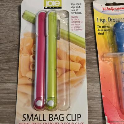 New Bag Clips, a Magnetic Knife Sharpener, and Wall Hanger for Broom