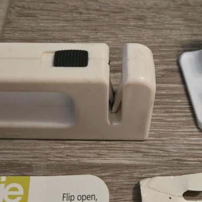 New Bag Clips, a Magnetic Knife Sharpener, and Wall Hanger for Broom