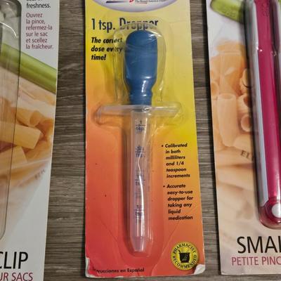 New Bag Clips, a Magnetic Knife Sharpener, and Wall Hanger for Broom