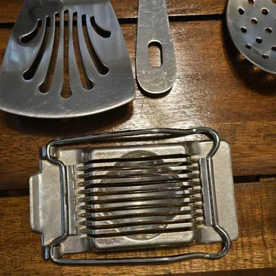 Stainless Kitchen Utensils Lot