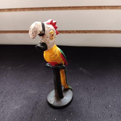 CAST IRON PARROT BOTTLE OPENER
