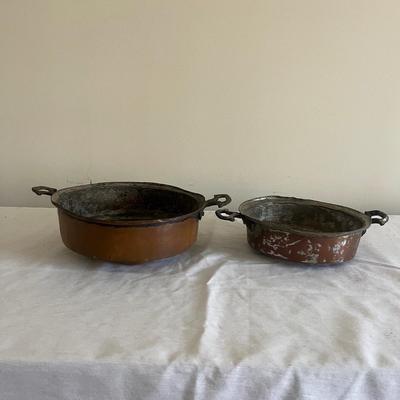 Trio Of Copper Egg/Escargot Pans (PB-MG)