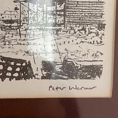 Two Peter Warner (Local Artist) Pencil Signed & Numbered Etchings (SR-RG)