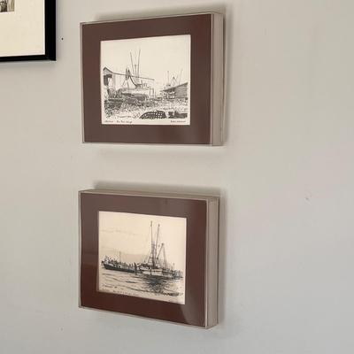 Two Peter Warner (Local Artist) Pencil Signed & Numbered Etchings (SR-RG)