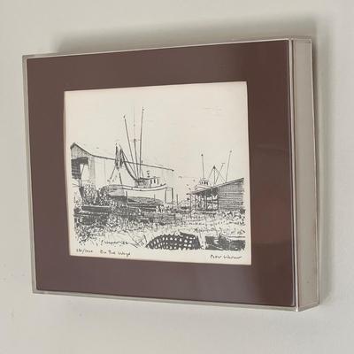 Two Peter Warner (Local Artist) Pencil Signed & Numbered Etchings (SR-RG)