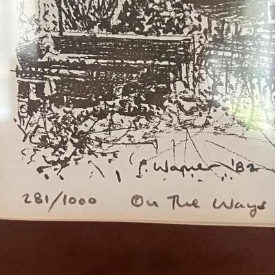 Two Peter Warner (Local Artist) Pencil Signed & Numbered Etchings (SR-RG)