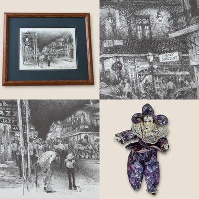 Bourbon Street Print by Don Davey and Other Mardi Gras Swag (PB-MG)