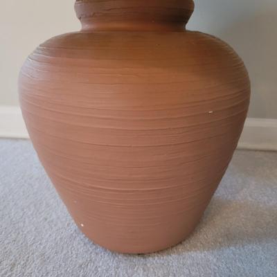 Terra Cotta Colored Ceramic Lamp (LR-EL)